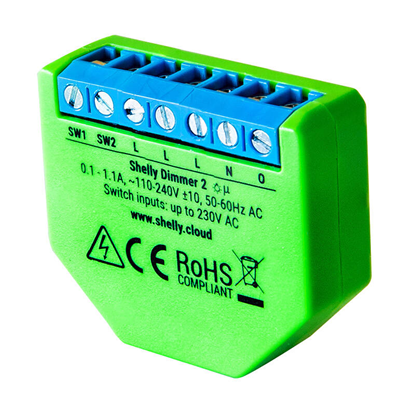 Attēls no Shelly Drimmer 2 Lighting Controller 230V, WiFi