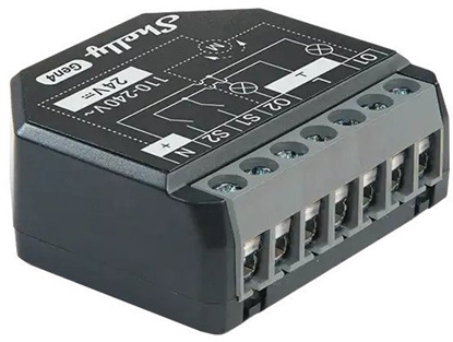 Attēls no Shelly Relais "2PM Gen4" WLAN max. 16A 2 Kanäle BT Matter Zigbee Messfunktion Unterputz