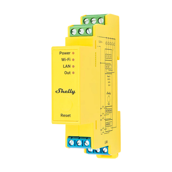 Picture of Shelly RGBWW Pro WiFi 4-Channel DIN Rail Lighting 