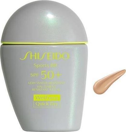 Picture of Shiseido Shiseido sun sports bb SPF50+ tanning fluid foundation medium dark 30 ml
