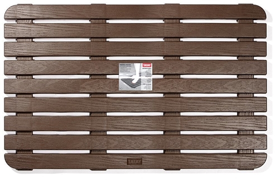 Picture of Shower mat 80x50cm brown 8411801212318