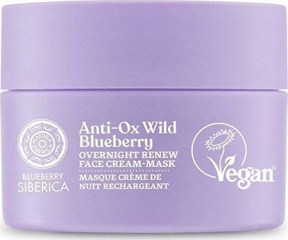 Picture of SIBERICA PROFESSIONAL Wegaski, odmadzajcy krem - maska do twarzy na noc Blueberry Siberica 50ml