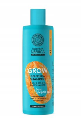 Изображение SIBERICA PROFESSIONAL_Oblepikha Grow Shampoo szampon wzmacniajcy do wosów osabionych 400ml