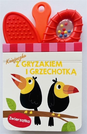 Picture of Sigikid Ksieczka z gryzakiem i grzechotk. Zwierztka