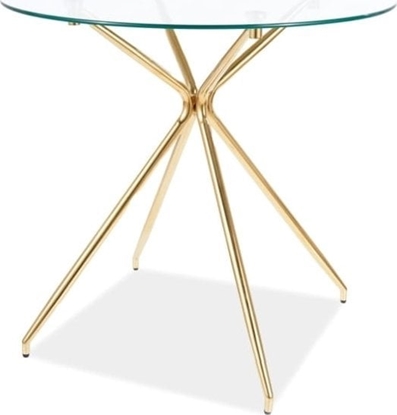 Attēls no SIGNAL MEBLE Stó do jadalni AZALIA 80x80 okrgy szklany