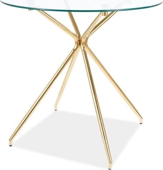 Picture of SIGNAL MEBLE Stó do jadalni AZALIA 80x80 okrgy szklany