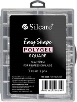Picture of Silcare SILCARE Dual Clear Kwadrat 100szt.