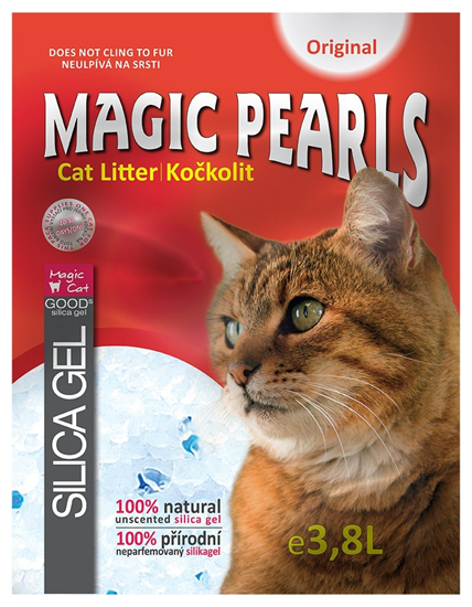 Picture of Silikona smiltis kaķu tualetei :  MAGIC PEARLS Ori