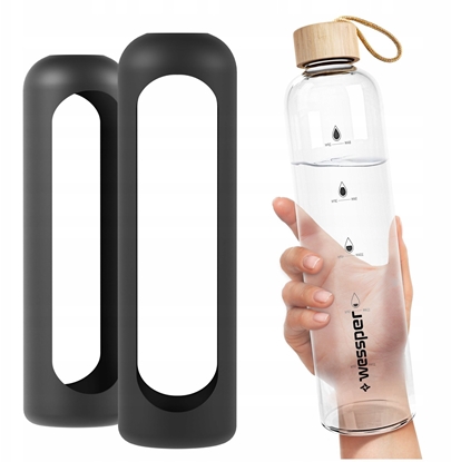 Attēls no Silikonowa nakadka dla WE260 1000ml Wessper B1 Borosilicate Black (SS-BK-WES260-NEW)