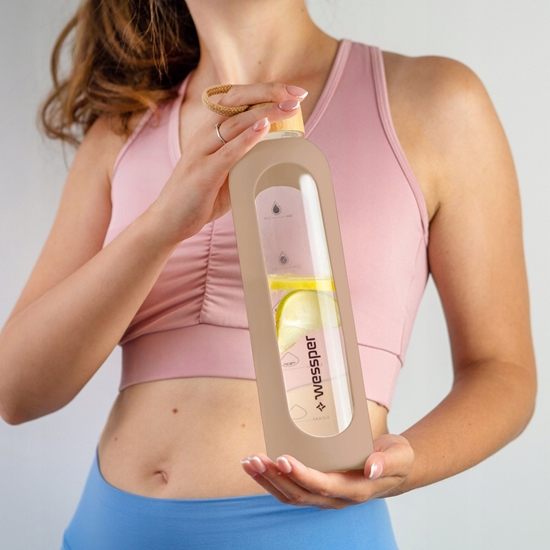 Picture of Silikonowa nakadka dla WE260 1000ml Wessper B1 Borosilicate Dark Beige  (SS-DBG-WES260-NEW)