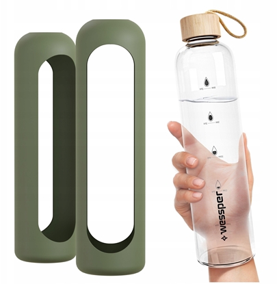 Attēls no Silikonowa nakadka dla WE260 1000ml Wessper B1 Borosilicate Olive (SS-OL-WES260-NEW)