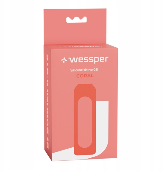 Picture of Silikonowa nakadka dla WE260 500ml Wessper B1 Borosilicate Coral  (SS-CR-WES260-500-NEW)