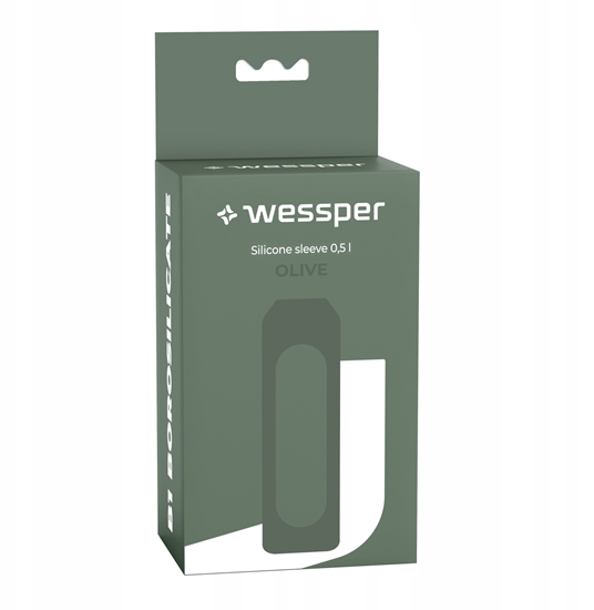 Изображение Silikonowa nakadka dla WE260 500ml Wessper B1 Borosilicate Olive (SS-OL-WES260-500-NEW)