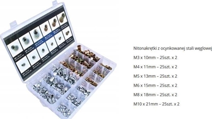 Изображение Silver NITONAKRTKI M3-M10 300szt./SILVER