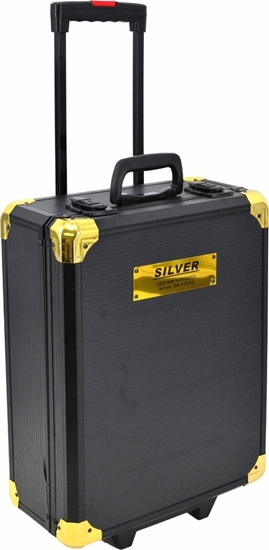 Изображение Silver SILVER ZESTAW KLUCZY  419el. W WALIZCE NA KÓKACH CZARNEJ PROF