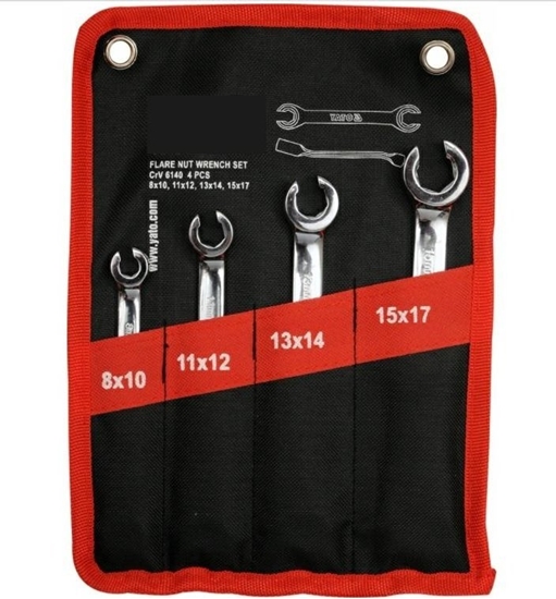 Изображение Silver ZESTAW KLUCZY PASKICH PÓOTWARTYCH KOMPLET 4szt. /SILVER