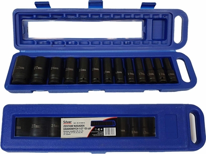 Изображение Silver ZESTAW NASADEK UDAROWYCH DUGICH 1/2" 13szt./SILVER EX10613