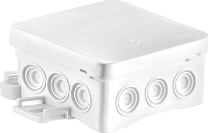 Picture of Simet Puszka nacienna 85x40x85mm z dawnic zintegrowan samozatrzaskowa seria FASTBOX&ampHOOK biaa IP54 NS6 35346106