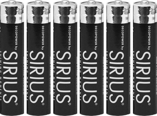 Picture of Sirius Sirius DecoPower AAAA batterier - 6 stk