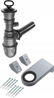 Attēls no Syfon Deante Syfon do zlewozmywaka stalowego gospodarczego ZYK_0100