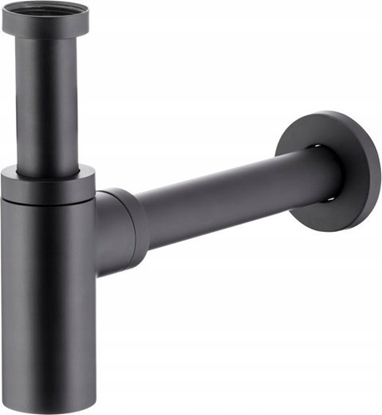 Изображение Syfon KFA SYFON UMYWALKOWY BUTELKOWY OKRGY, CZARNY