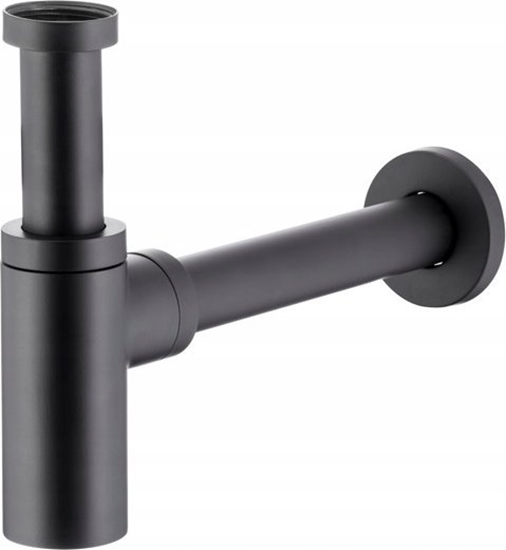 Изображение Syfon KFA SYFON UMYWALKOWY BUTELKOWY OKRGY, CZARNY