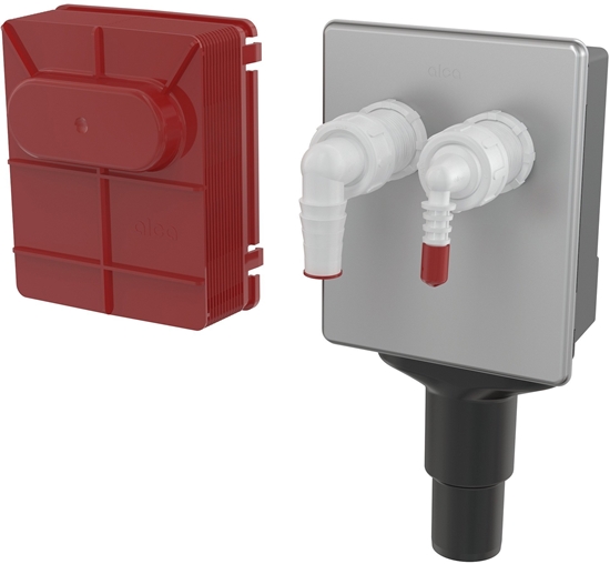 Picture of Syfon pralkowy podtynkowy do podczeniu dwóch urzdze, nierdzewny DN40 i DN50