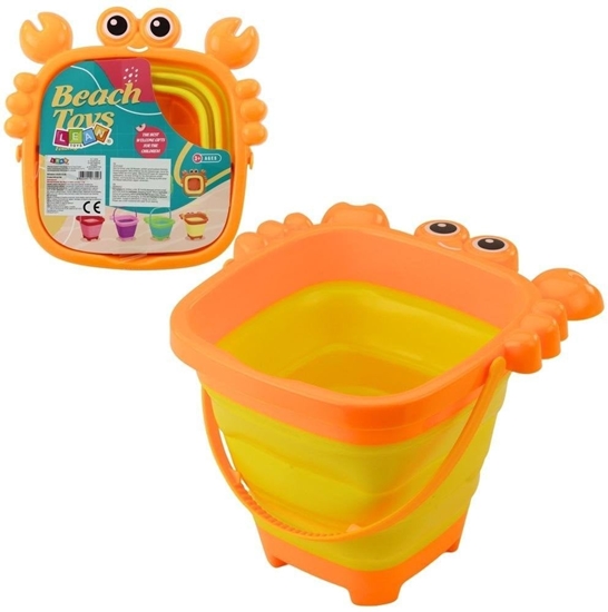 Picture of Skadane wiaderko silikonowe krab pomaraczowe