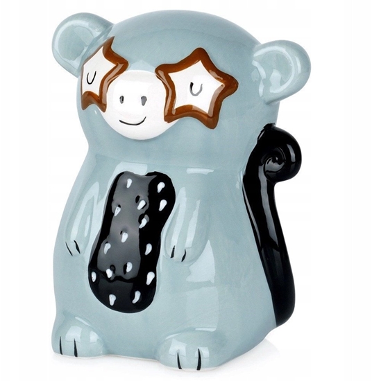 Picture of Skarbonka Ceramiczna Mapka na Prezent dla Dzieci Dorosych VILDE 10,5x17cm