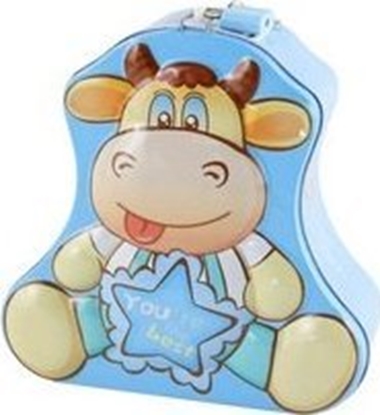 Picture of SKARBONKA METALOWA NA KÓDK KRÓWKA