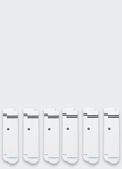 Изображение Skarpety Stance Core Crew 6 par White