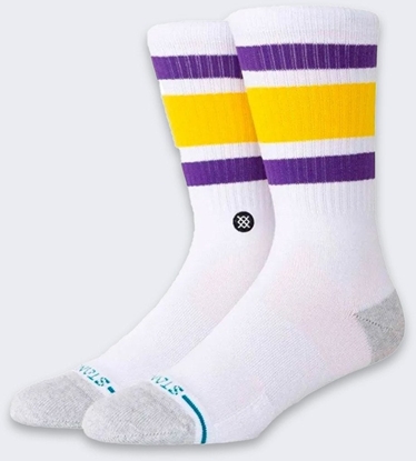 Attēls no Skarpety Stance Tube Los Angeles Lakers White