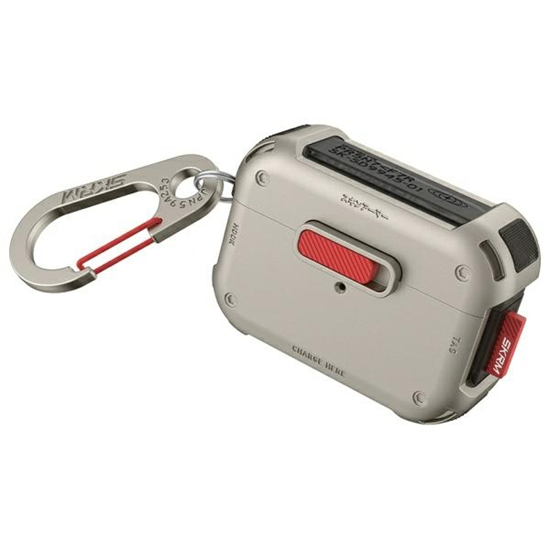 Изображение Skinarma case Mecha AirPods Pro 2 titanium