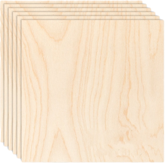 Picture of Sklejka brzozowa - 3mm - 300x300mm - Bambu Lab - 6szt.}