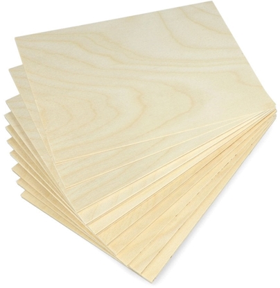 Attēls no Sklejka brzozowa - 3mm - format A5 - 10szt.}