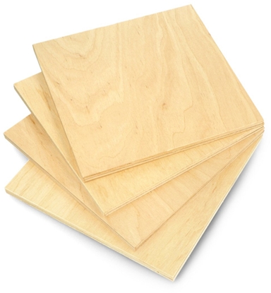 Attēls no Sklejka brzozowa - 8mm - format 160x160mm - 4szt.}