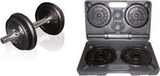 Изображение SKO Cast iron weight dumbbells set with case TOORX 1.5-10 kg
