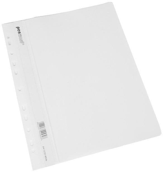 Изображение Skoroszyt A4 z perforacj biay (20szt)