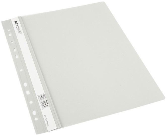 Изображение Skoroszyt A4 z perforacj szary (20szt)