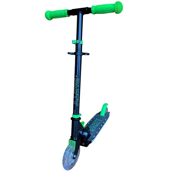 Picture of Skrejritenis Story Party Adjustable Kids Kick Scooter Green