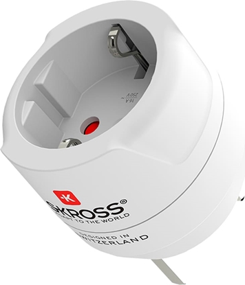Picture of Skross Europe to UK Travel Adapter, for 2- and 3-pole devices