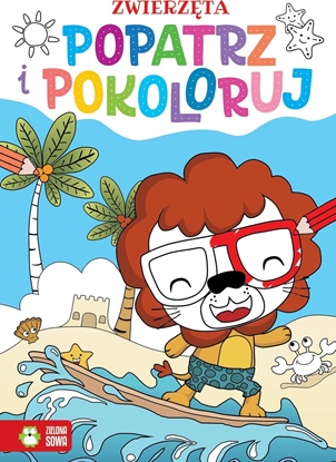 Attēls no Skrzat Popatrz i pokoloruj. Zwierzta