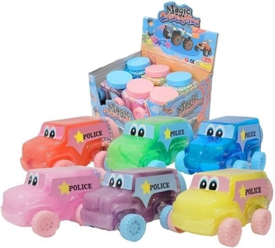 Picture of Slime z kolorowymi kuleczkami w ksztacie auta MIX