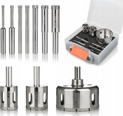 Picture of Smart Komplet otwornic diamentowych 4-68mm hex 10szt. (SM-25-SET10G)