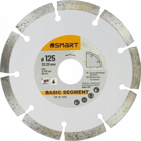 Picture of Smart Tarcza diamentowa Basic Segment 125mm (SM-10-125S)