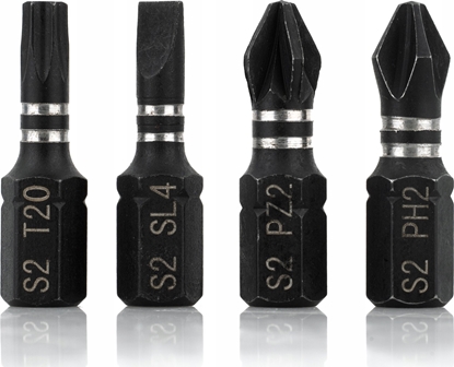 Picture of Smart Zestaw bitów udarowych PH PZ TX + adapter 15 szt.