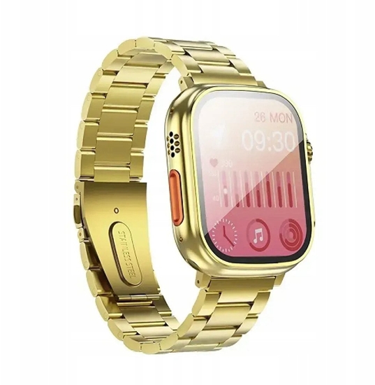 Picture of Smartwatch Hoco 1,96" TFT z funkcj rozmowy Y12 Ultra titanium zoty [EOL]