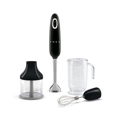 Attēls no SMEG HAND BLENDER WITH ACCESORIES 50�STYLE BLACK HBF03BLEU