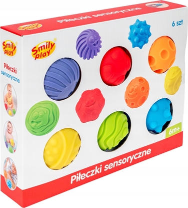 Picture of Smily Play Piki sensoryczne 6 sztuk