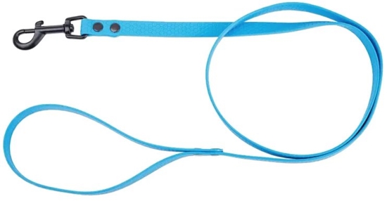 Picture of Smycz dla psa z wytrzymaej gumy, niebieski, 16mm/1,2m